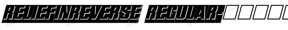 ReliefInReverse Regular字体转换